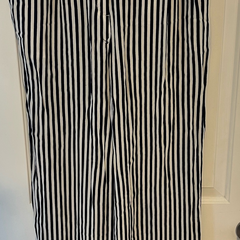 Torrid Black and White Striped Pants